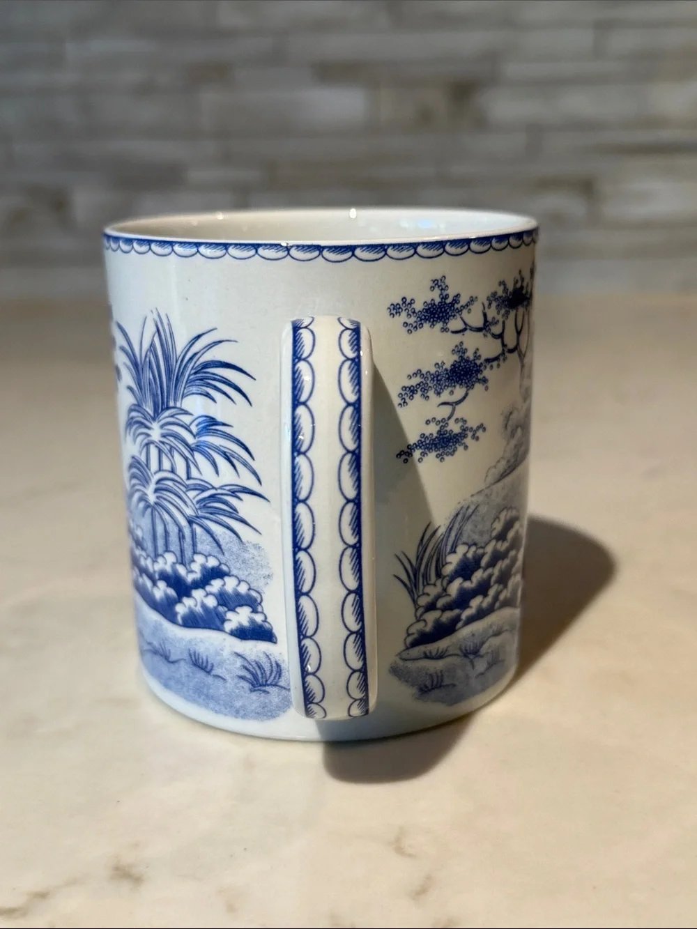 Spode Blue Room Collection Elephant 8 oz Coffee Cup / Mug